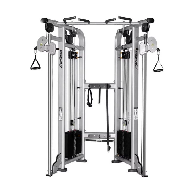 Home Gym Power Rack - Multistation Dual Adjustable Pulley Cable Crossover