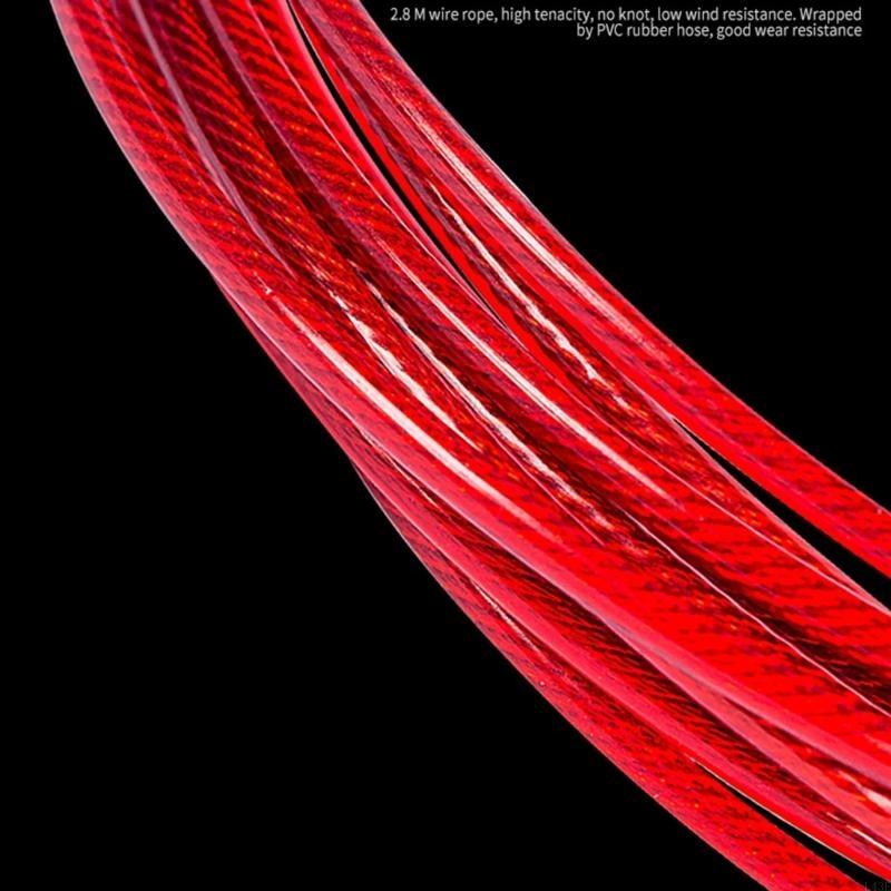 Jump Rope Bearing - Rutschfester Teleskop-Springseil, verstellbares Fitness-Übungsseil, 360°-Drehlager, schnelles