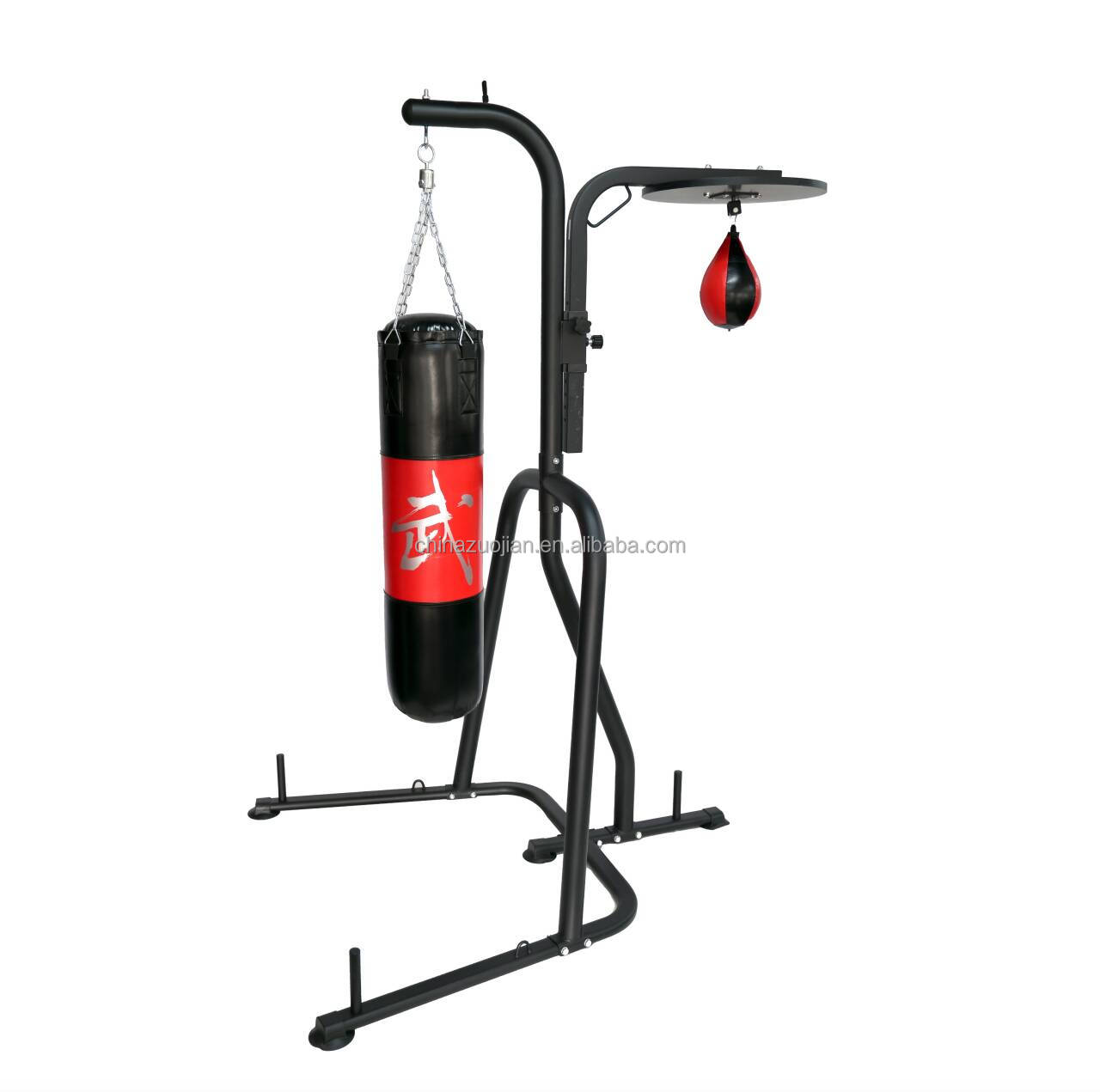 Speed Bag Boxing - Heim-Fitness-Boxständer für Kampfsportarten, Boxsackständer mit Speedball