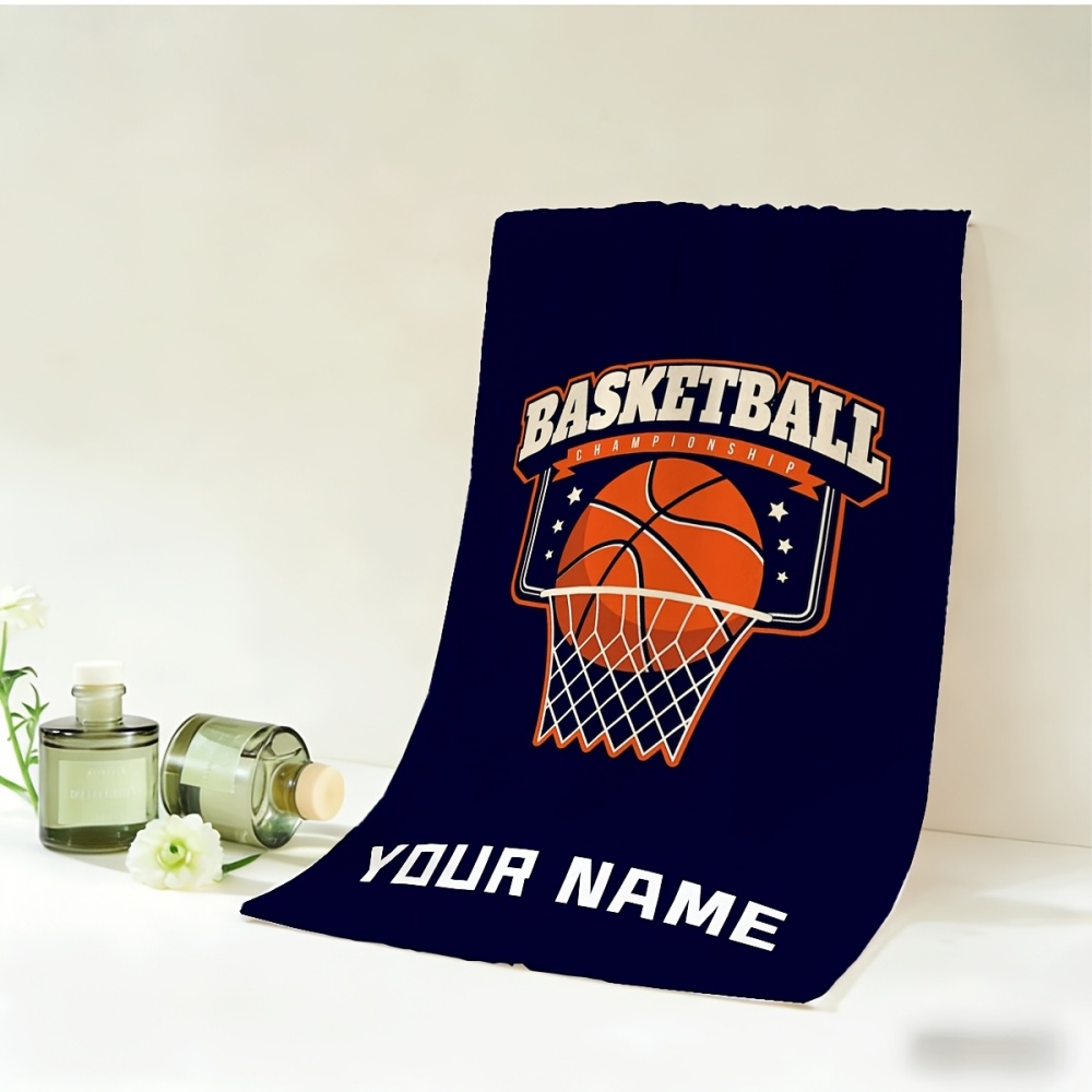 Home Gym Equipment Amazon - 2 Stück Basketball-Handtücher mit Namen/Text, geeignet