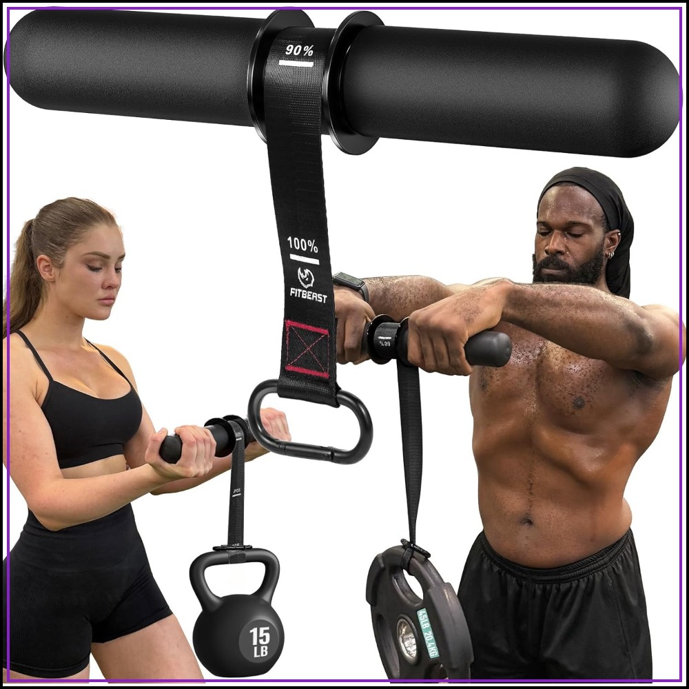 Wrist Roller Forearm - Unterarmtrainer & Handgelenkroller, Dickerer Griff, Verstellbarer