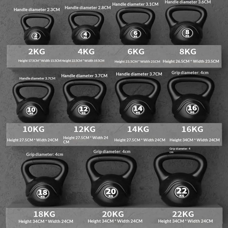 Home Gym Unit - 2026 Fitness Verstellbare 8kg Kettlebell Ergonomischer