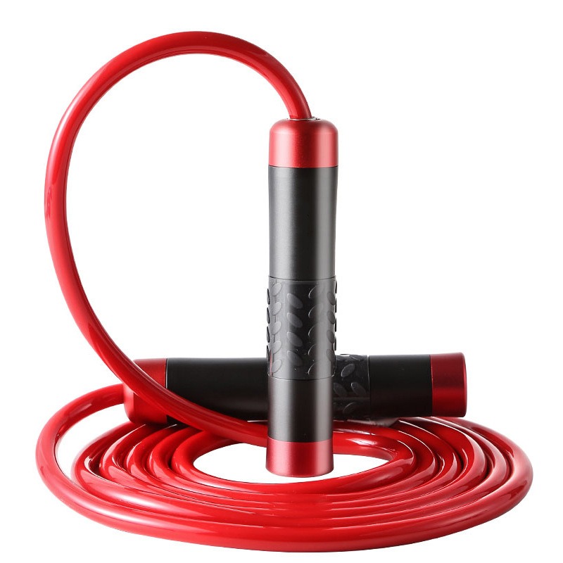 Jump Rope Bearing - Aluminium-Legierung Gewichtetes Springseil mit PVC-Gummikabel Professionelles