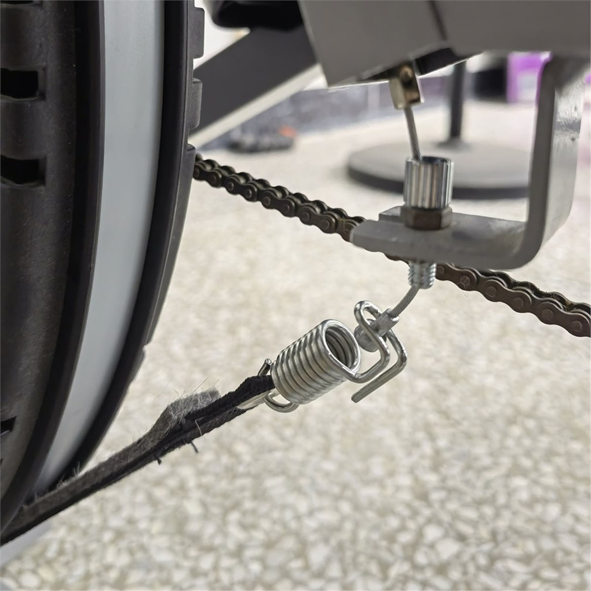 Home Gym Bike - ABST Heimtrainer Widerstandsband Krafttraining Widerstandsband Fitness