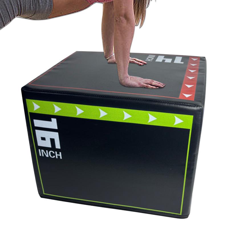 Home Gym Jump Box - Plyometrische Sprungbox, stoßfest, rutschfest, Step-Up-Box, Sprung-Trainingsgerät,