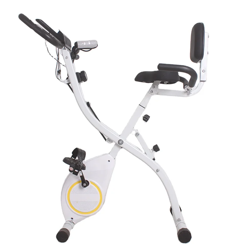 Home Gym Bike - Faltbares Hochwertiges Heimtrainer-Sportgerät mit Magnetwiderstand und