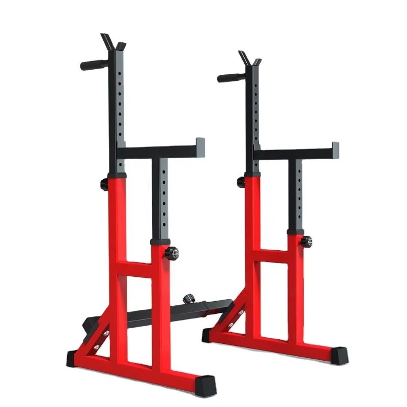 Home Gym Power Rack - Heimfitnessgerät Verstellbares Klappbares Gusseisen-Kniebeugengestell Multifunktionales Krafttrainingsgerät