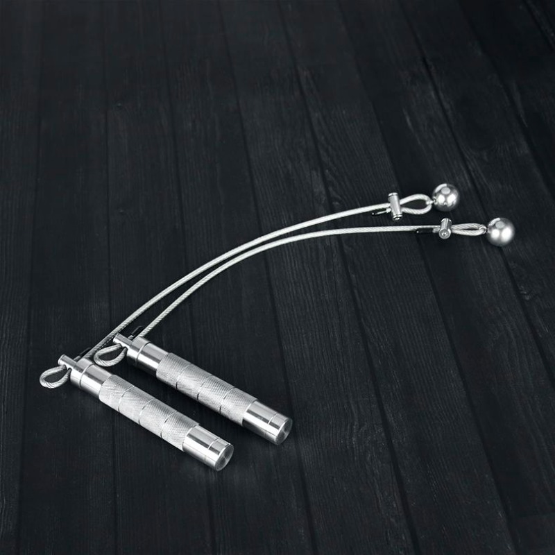 Jump Rope Bearing - Kabelloses Edelstahl-Springseil mit Kugellagern, Fettverbrennendes Gewichtsreduktions-Springseil,