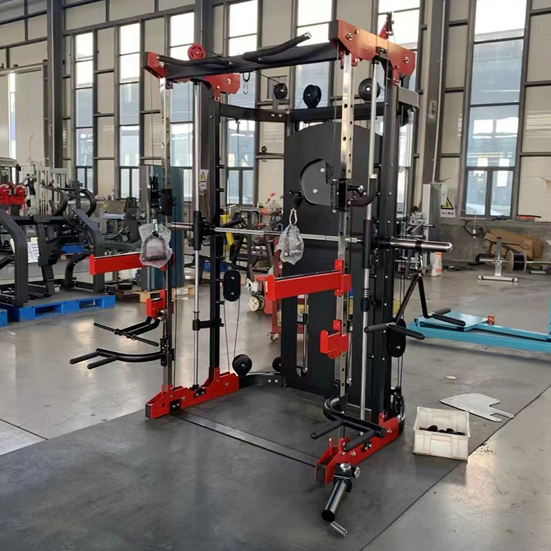 Home Gym Power Rack - Kommerzielle Multi-Smith-Maschine Fitnessgeräte Heim-Fitnessgerät Multifunktionaler Power