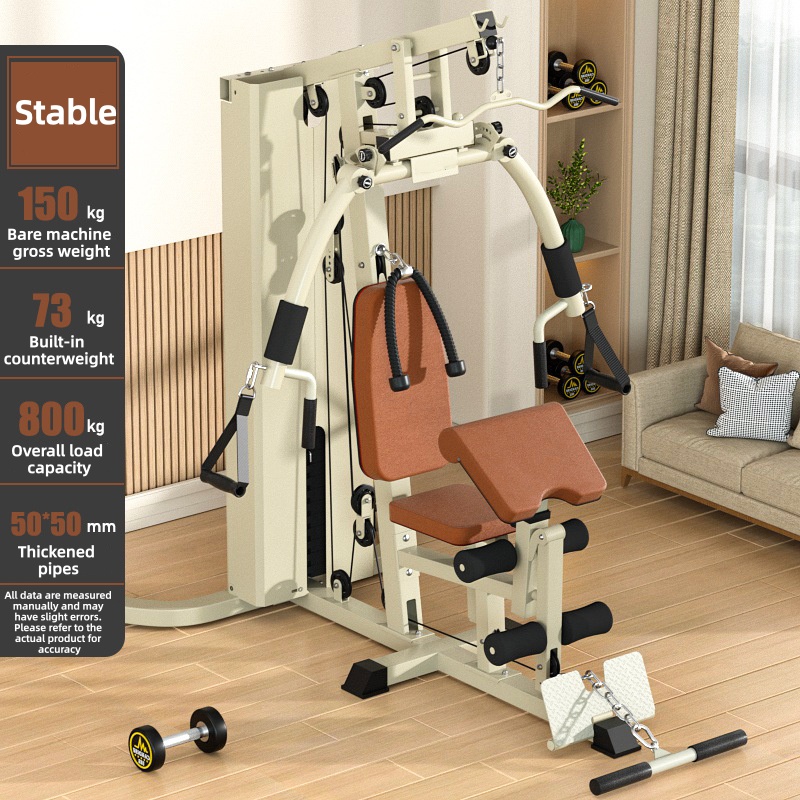 Home Gym Power Rack - Umfassendes Trainingsgerät, High-Pull-Fitnessgerät, multifunktionales Push-Trainingsgerät für