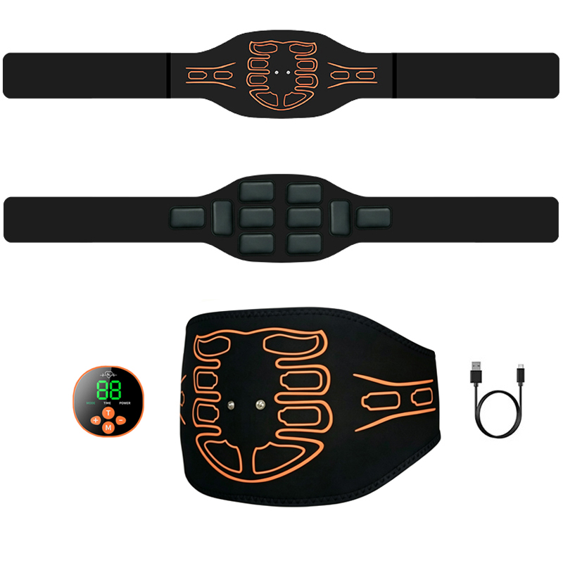 Home Gym Unit - Intelligenter Bauchmuskeltrainer: Bauchweggürtel, Muskelstimulator, Taillenmassagegerät, Schlankheitsgürtel,