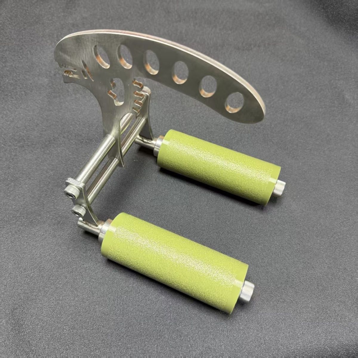 Wrist Roller Forearm - L-förmiger Handgelenk-Trainer mit austauschbaren Griffen für