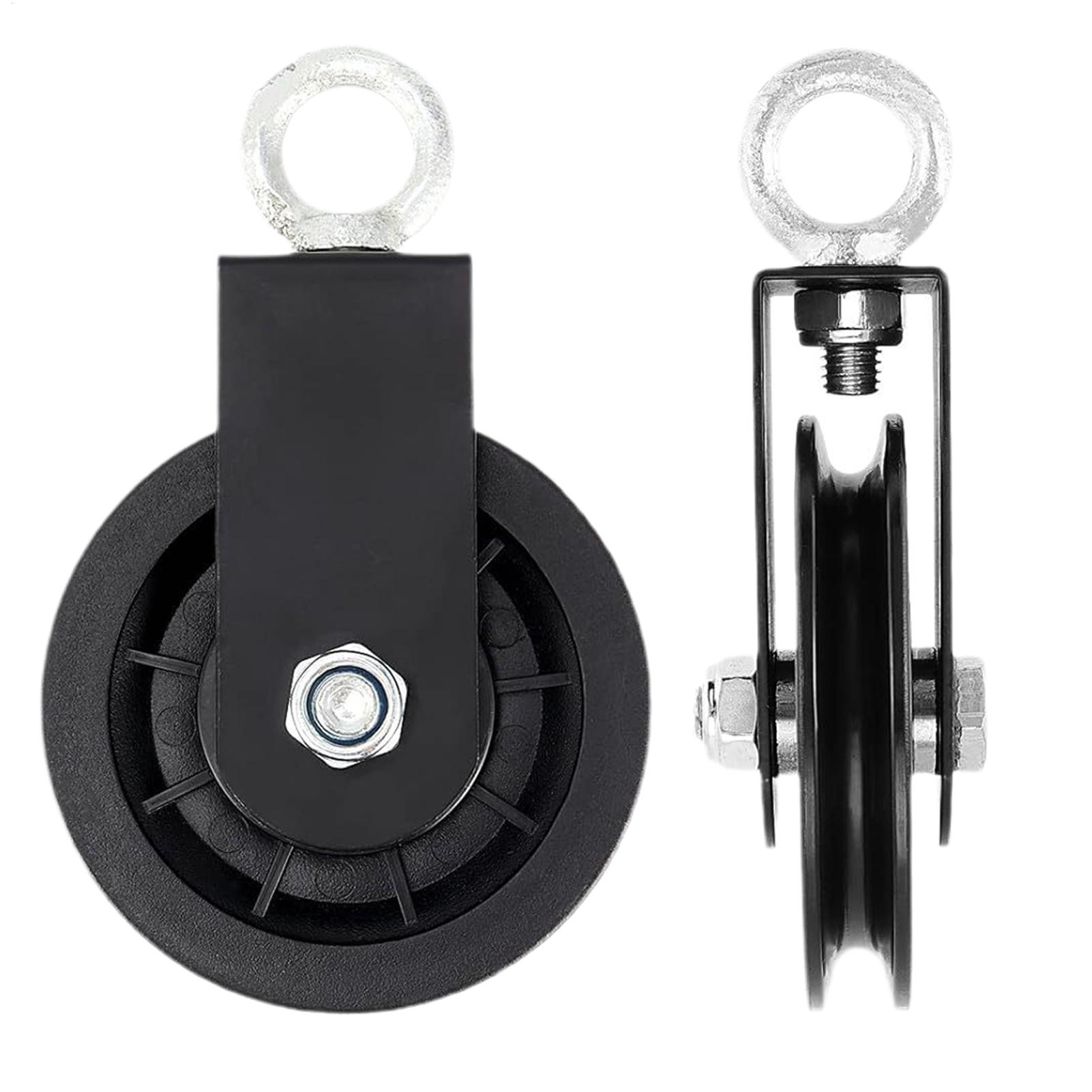 Home Gym Cable Pulley System - Hochbelastbares Stahl-Seilzugsystem für Fitnessgeräte, 2-teilig, für