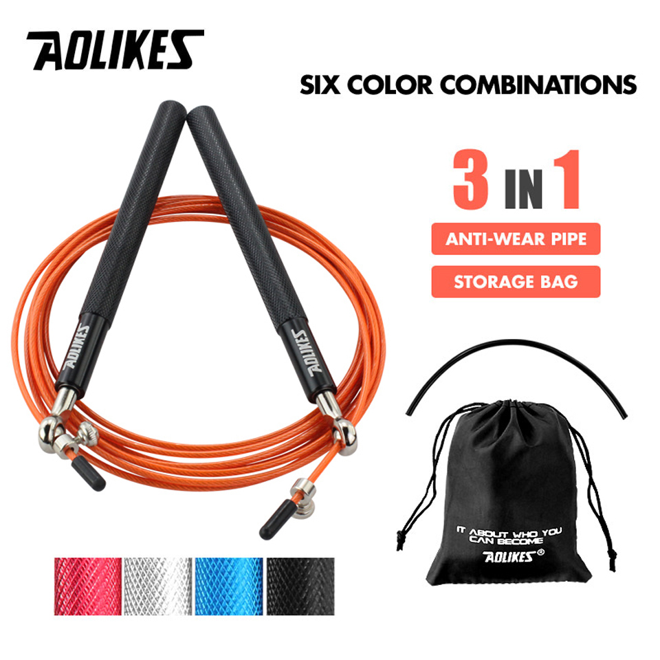 Speed Bag Boxing - AOLIKES 1PCS Crossfit Geschwindigkeit Springseil Professionelle