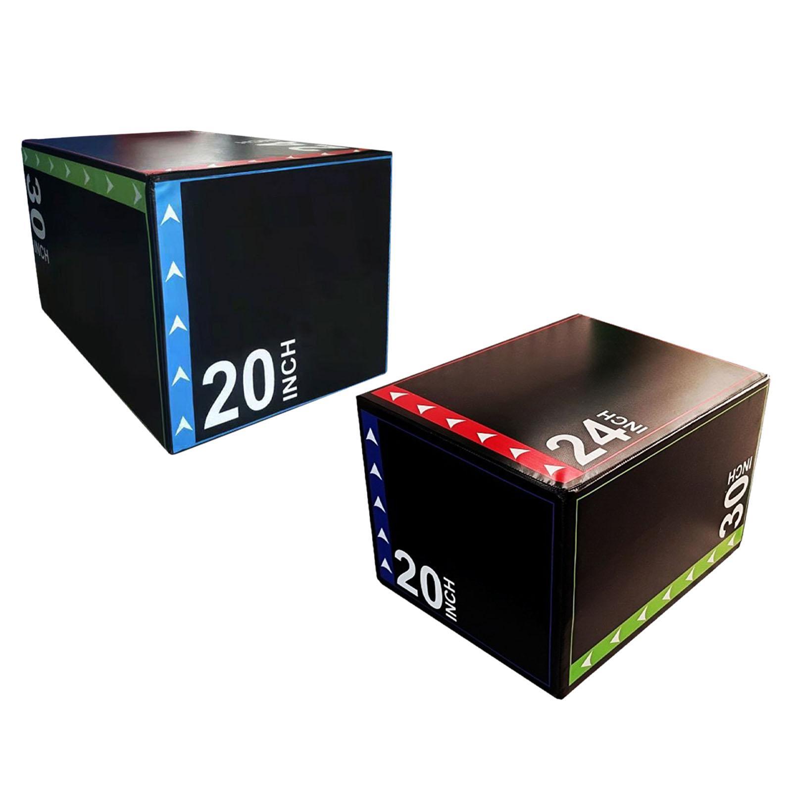 Home Gym Jump Box - 3-in-1-Plyometrische Sprungbox, rutschfeste Fitness-Übung, Aufwärtsbox zum