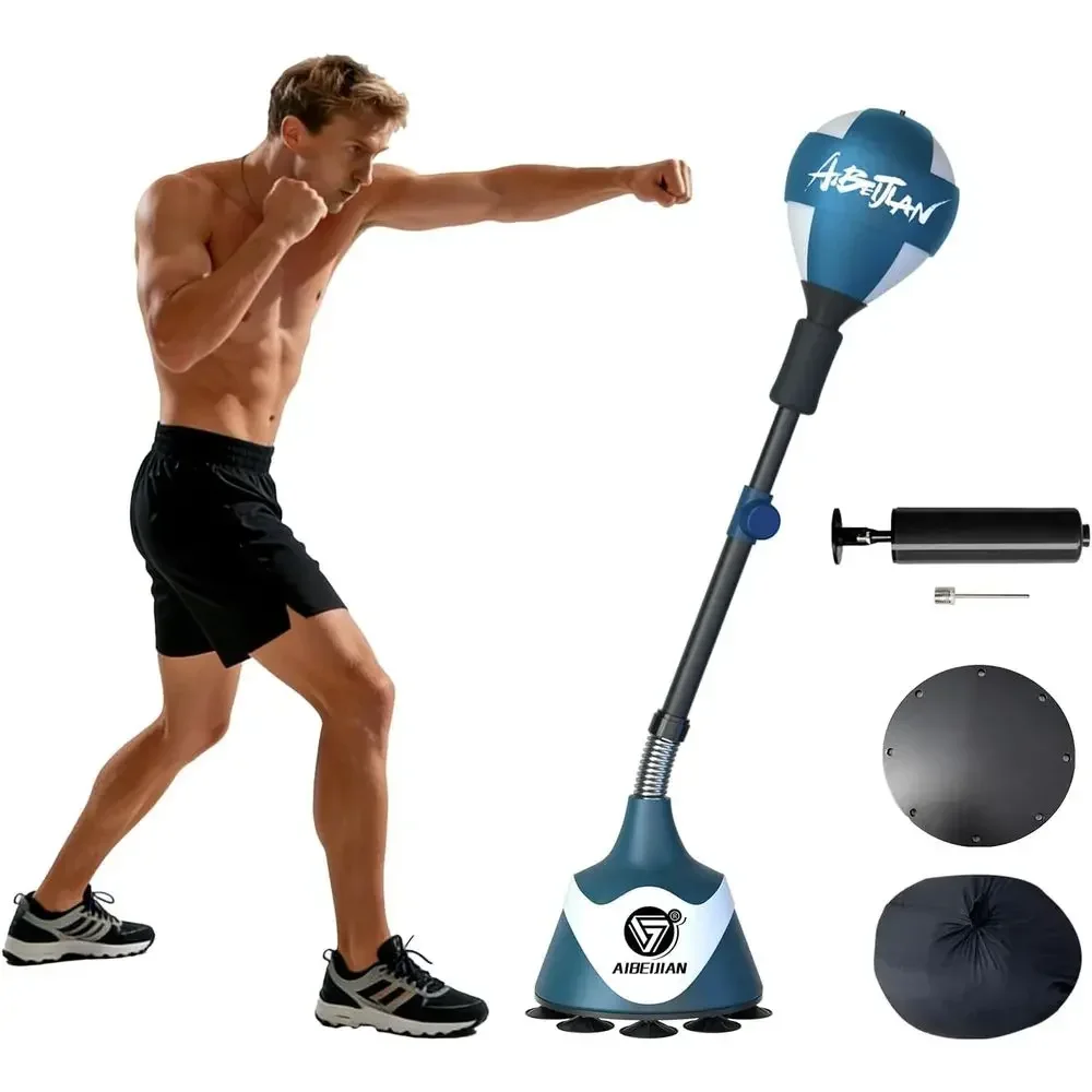 Speed Bag Boxing - Höhenverstellbarer Boxsack-Ständer mit Speedball für Alle