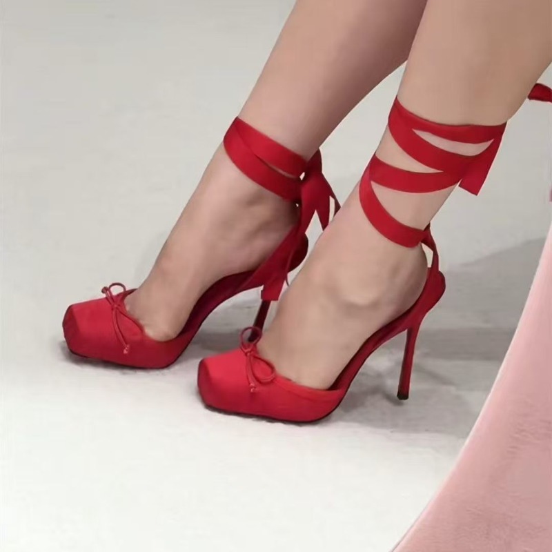 Rote High Heels, Damen-Knöchel – Ankle Strap Attachment Bewertung und Preis