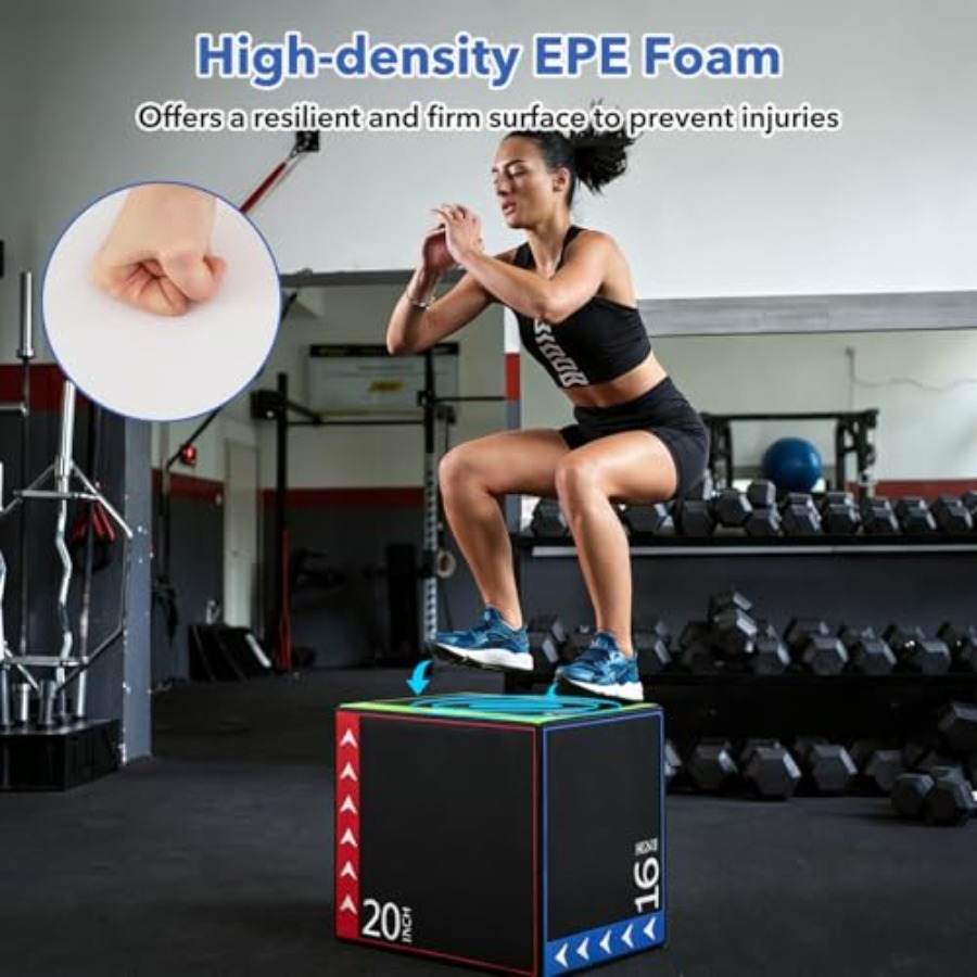 Plyometrische Sprungbox für da – Home Gym Jump Box Bewertung und Preis