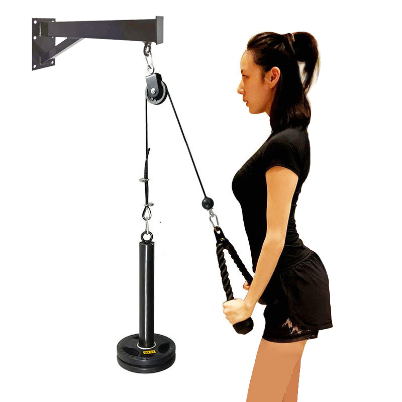 Gym Wand Montiert Fitness DIY  – Home Gym Cable Pulley System Bewertung und Preis
