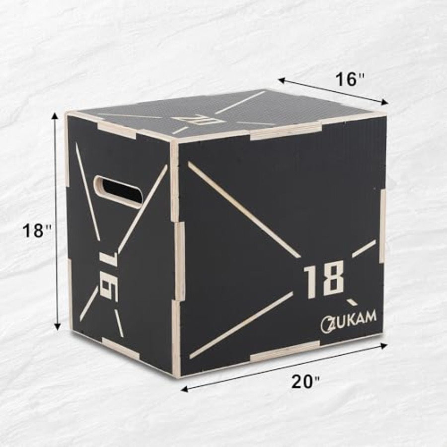 Rutschfeste Holz-Plyometrische – Home Gym Jump Box Bewertung und Preis