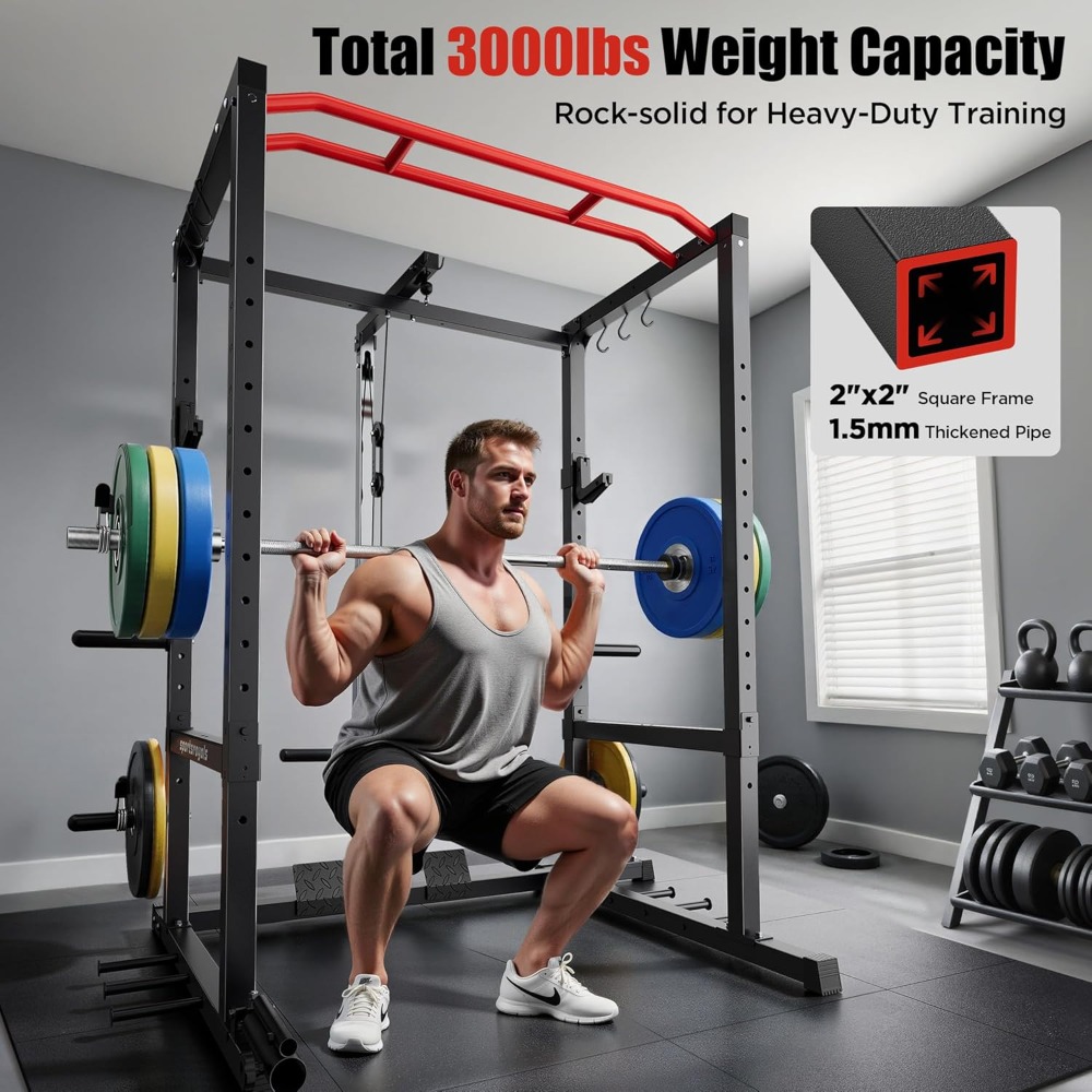 Multifunktionaler Power Cage S – Home Gym Lat Pulldown Bewertung und Preis
