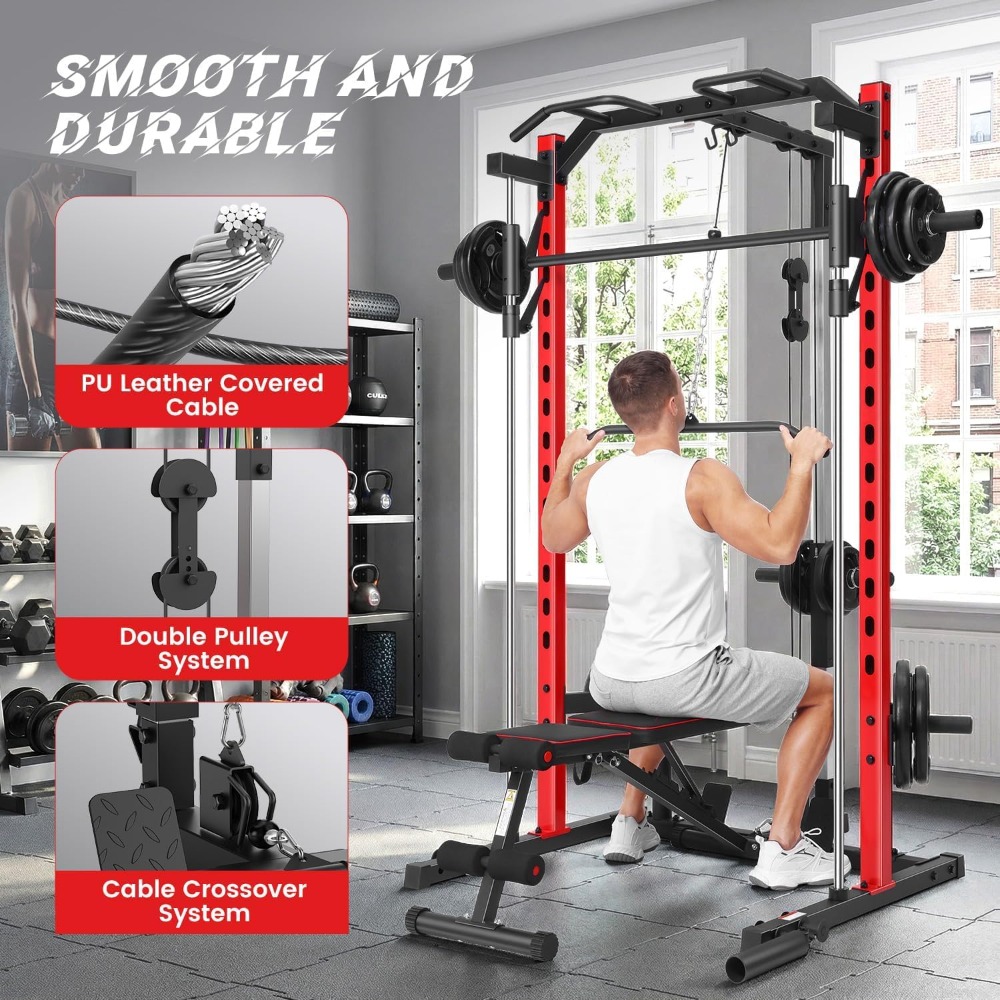 All-in-One Smith Machine Power – Home Gym Lat Pulldown Bewertung und Preis