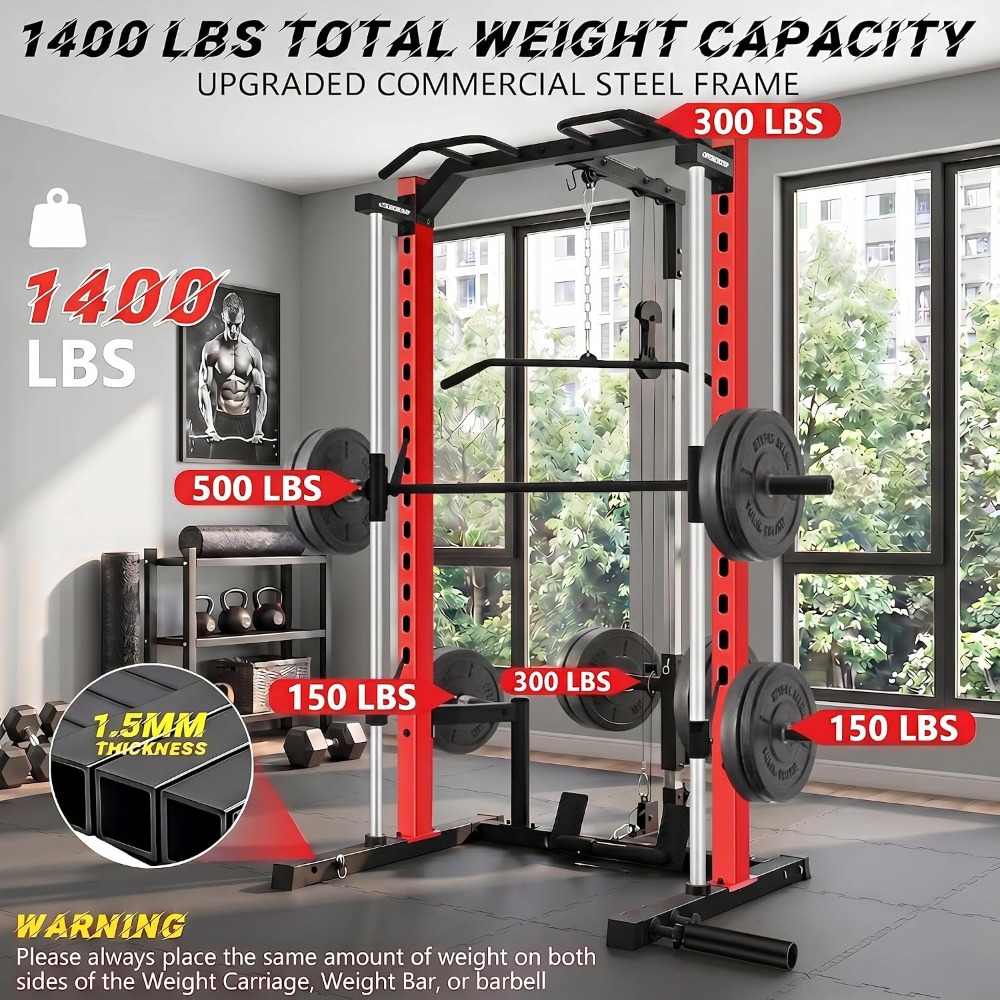 All-in-One Smith Machine Power – Home Gym Lat Pulldown Bewertung und Preis