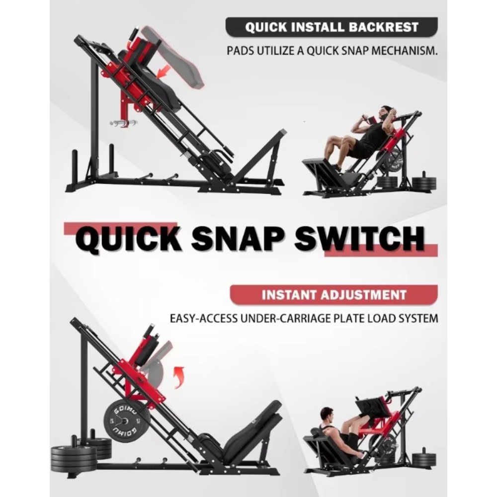 3-in-1 Beinpresse Hack Squat M – Home Gym Quad Exercises Bewertung und Preis