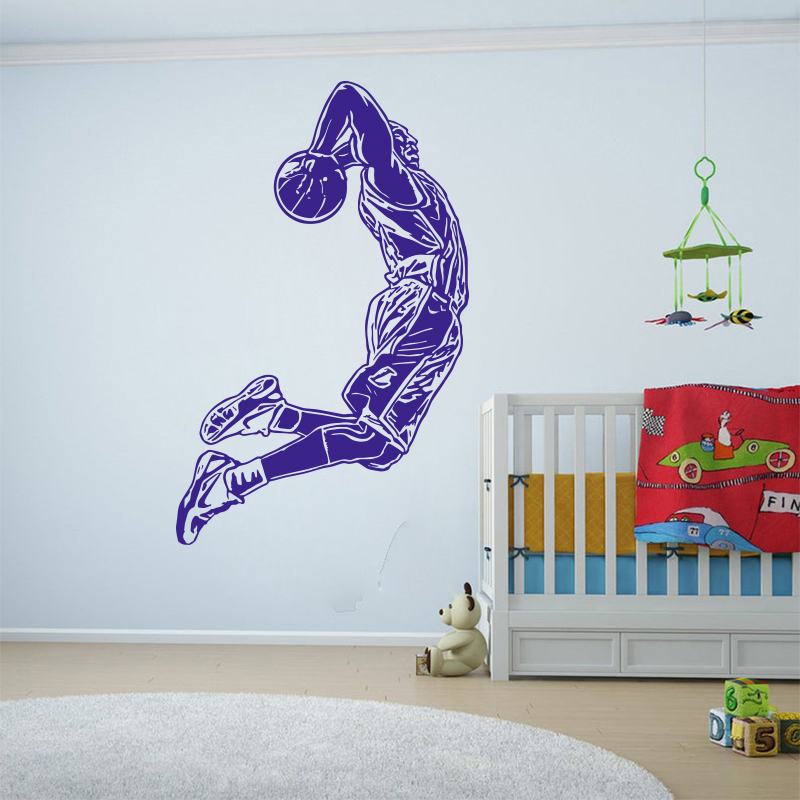 Wandaufkleber für Springen, Ba – Home Gym Wallpaper Bewertung und Preis