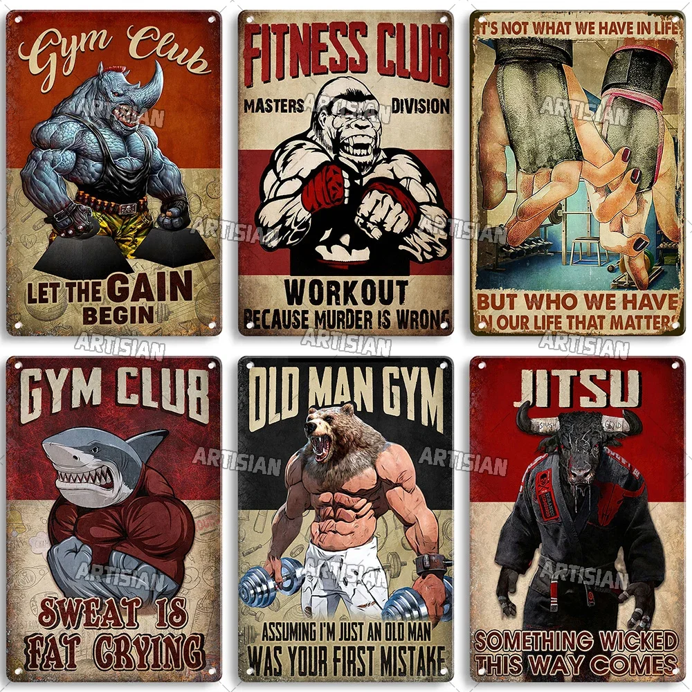 Old Man Gym Club Inspirierende – Home Gym On Wall Bewertung und Preis