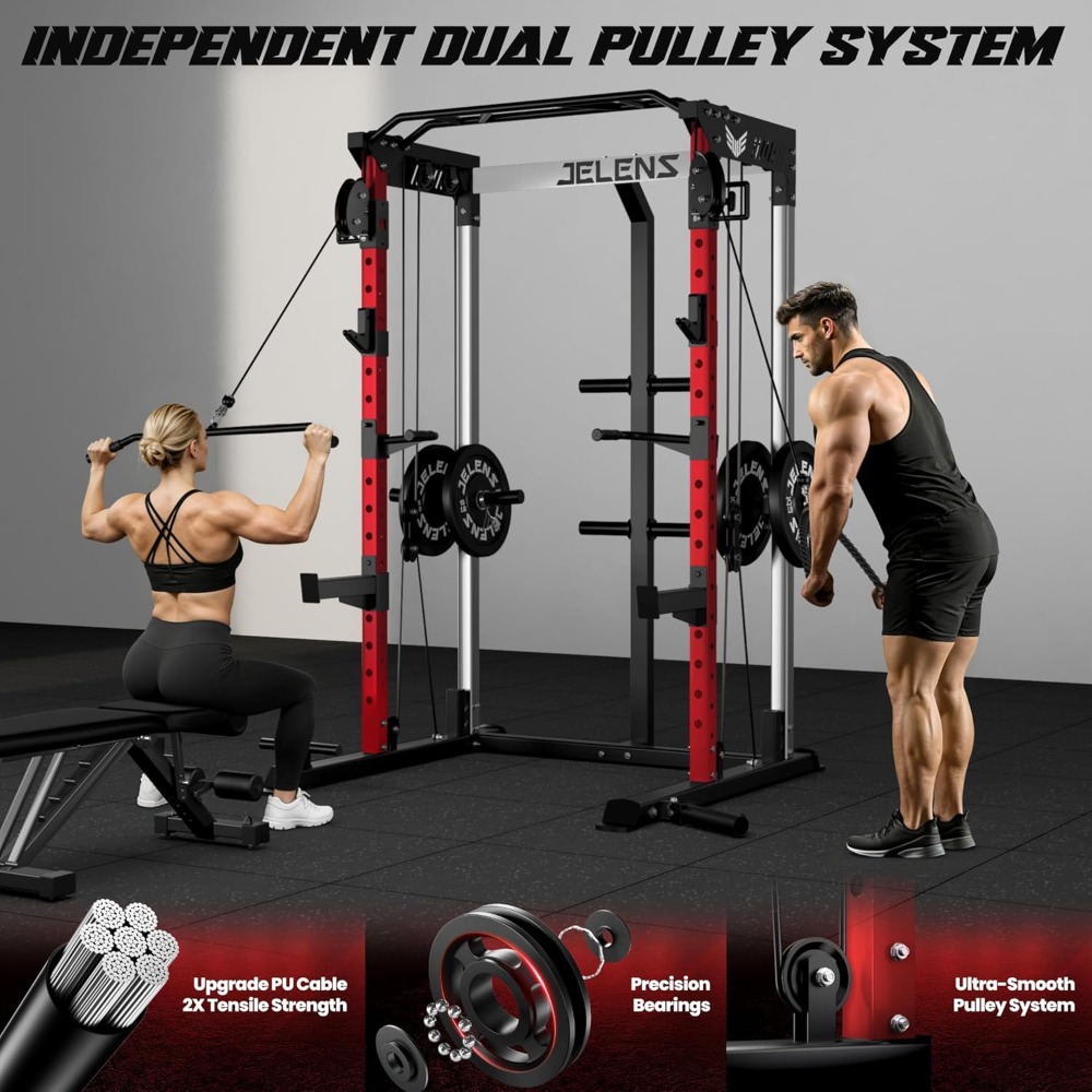 2000LBS Multifunktions-Kraftst – Home Gym Cable Pulley System Bewertung und Preis