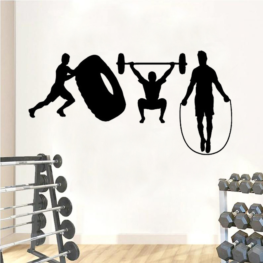 Crossfit Wand Aufkleber GYM Fi – Home Gym Wallpaper Bewertung und Preis