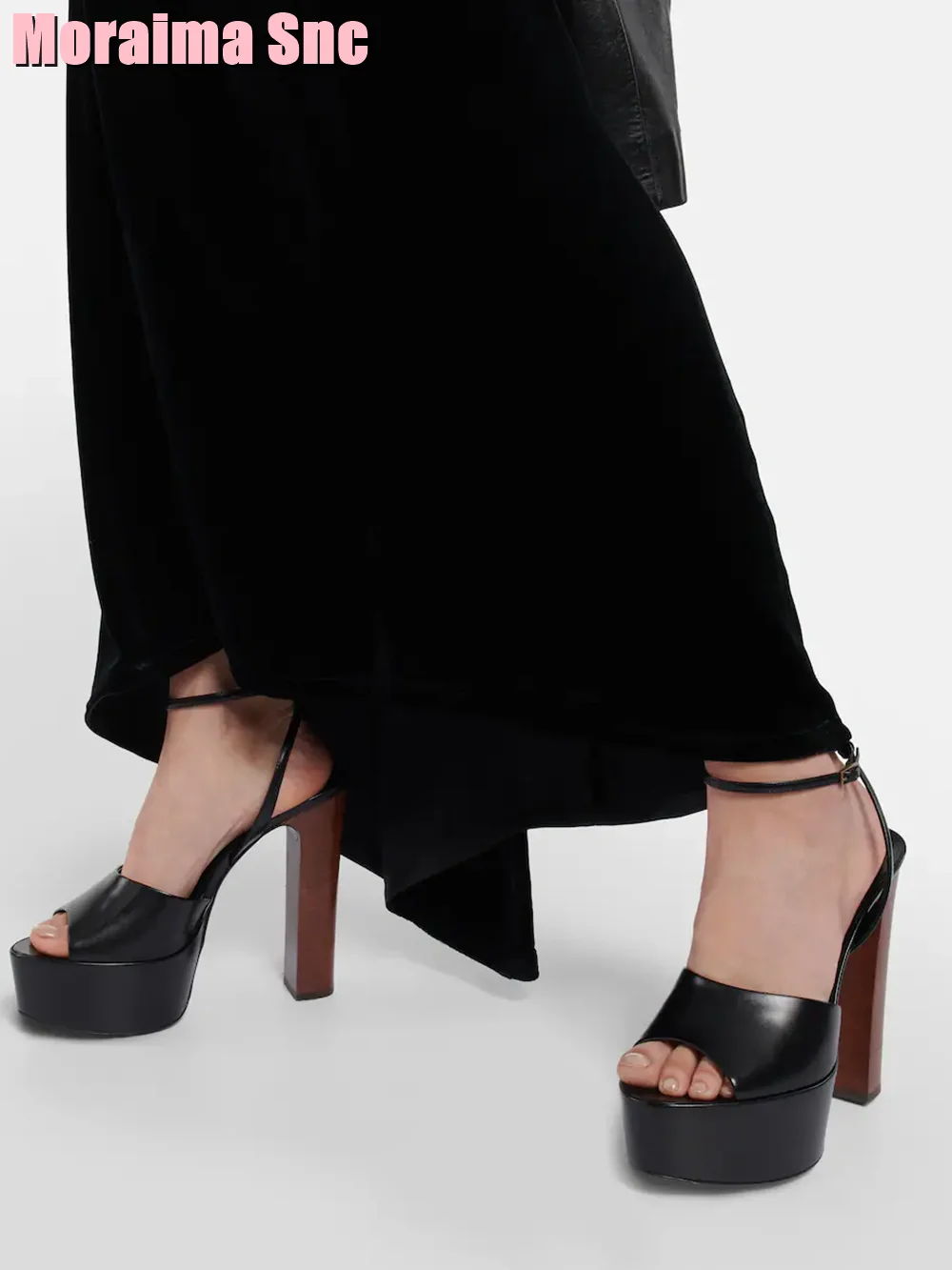 Peep Toe Plattform Lack leder  – Ankle Strap Attachment Bewertung und Preis