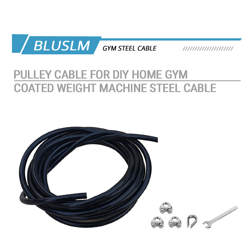 5 mm TPU-beschichtetes Stahl-E – Home Gym Cable Pulley System Bewertung und Preis