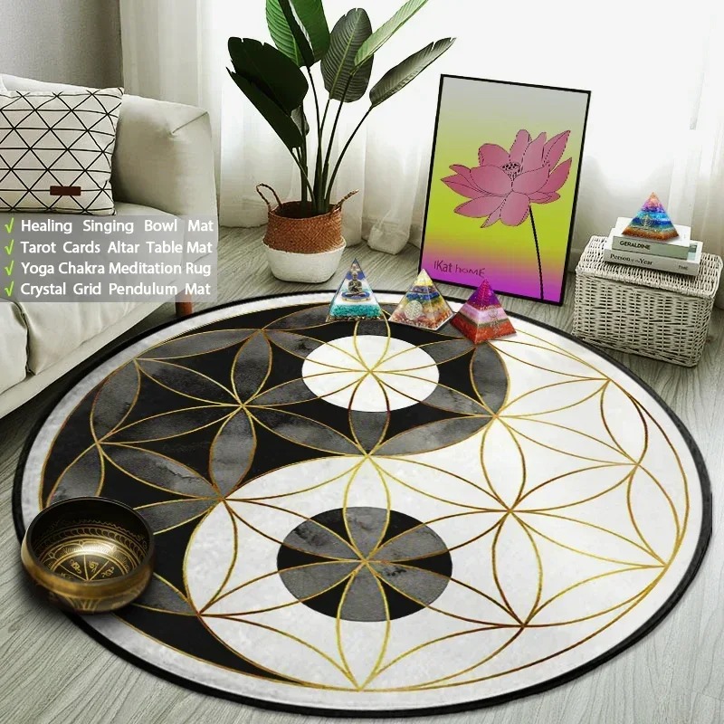 Yin Yang Taiji Runder Teppich  – Home Gym Tunturi Bewertung und Preis