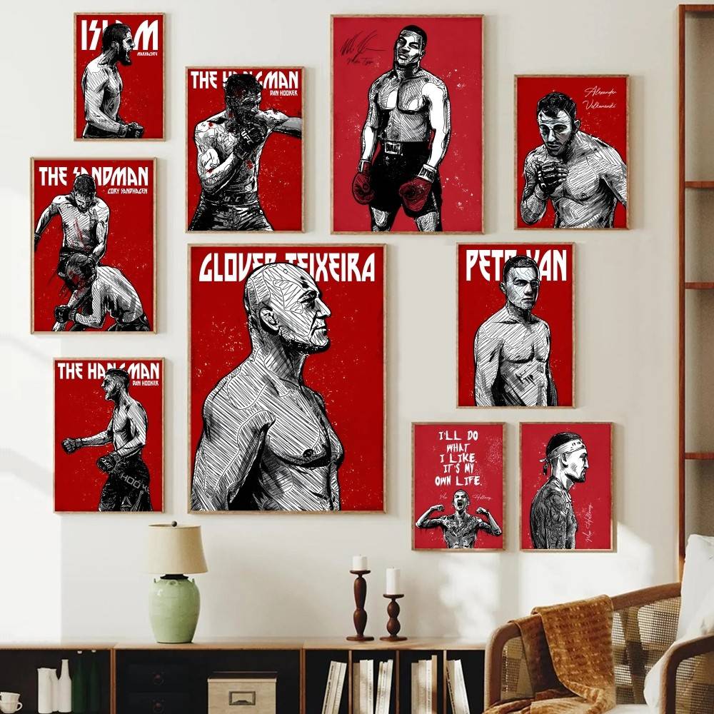 Kampfsportler Papierposter Gru – Home Gym Wallpaper Bewertung und Preis