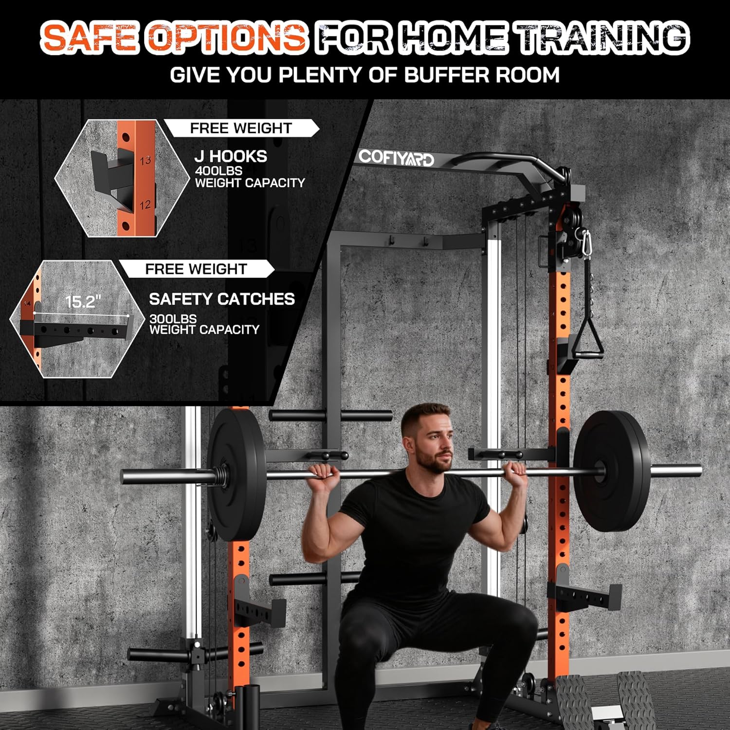 Power Cage, Power Rack mit Dop – Home Gym Cable Pulley System Bewertung und Preis