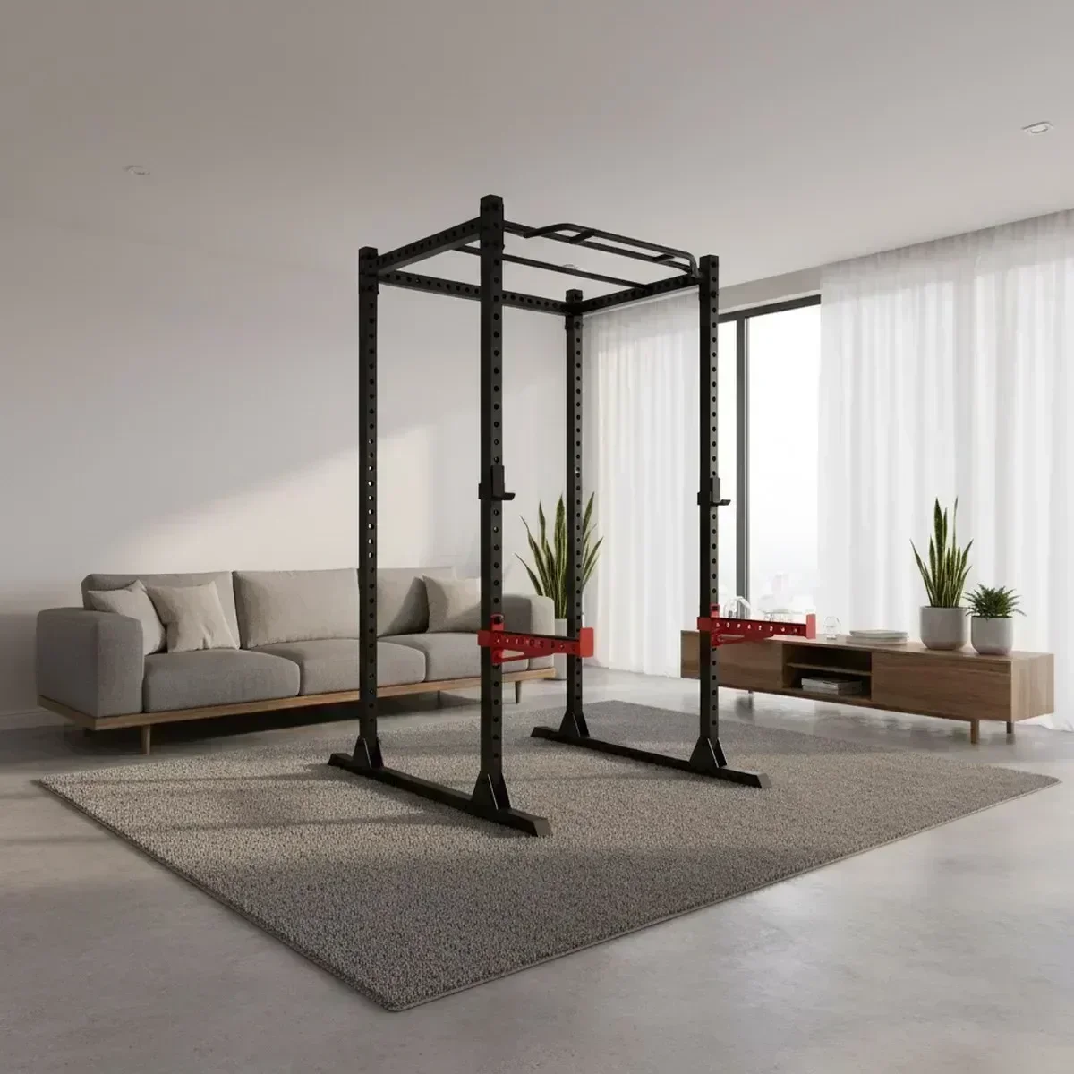 Verstellbares Home-Gym-Kniebeu – Home Gym Power Rack Bewertung und Preis