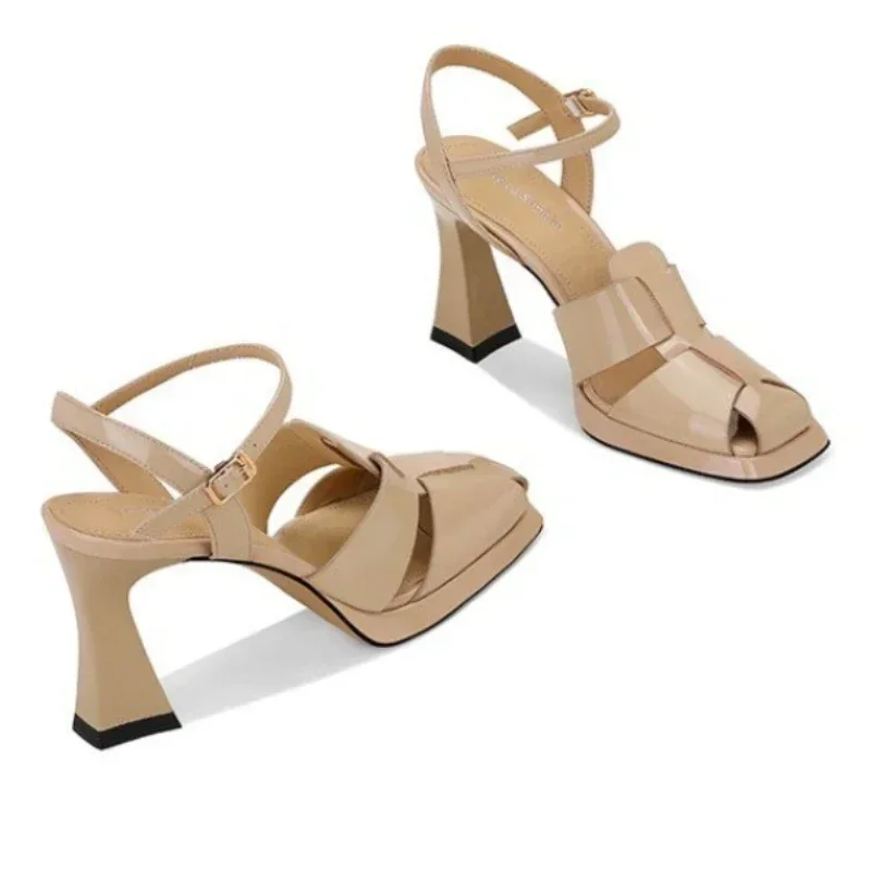 Frauen High Heel Sandalen Mode – Ankle Strap Attachment Bewertung und Preis