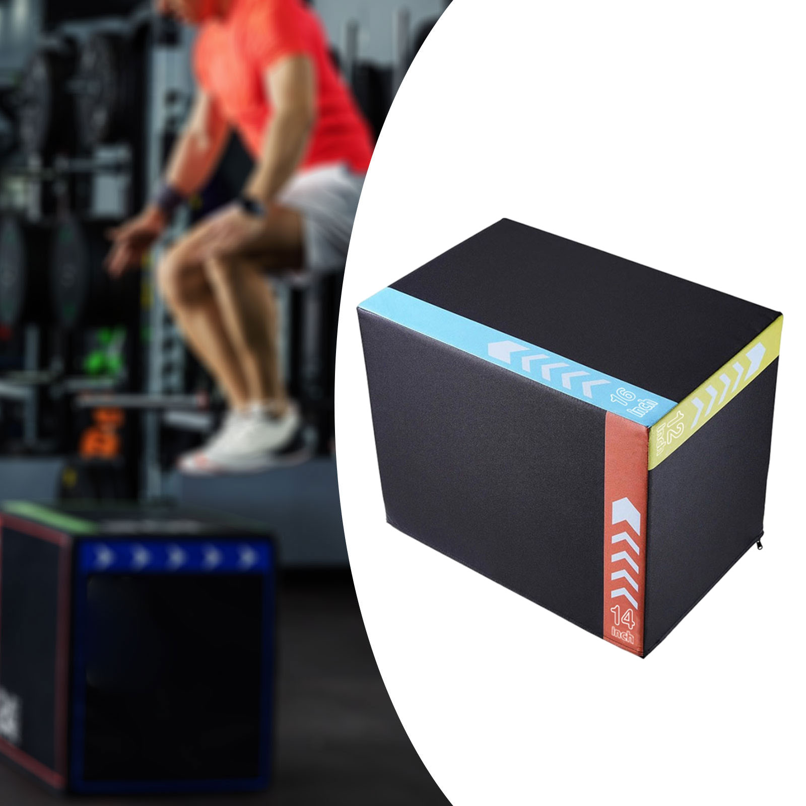 Plyo Jumping Übungsbox, Tragba – Home Gym Jump Box Bewertung und Preis