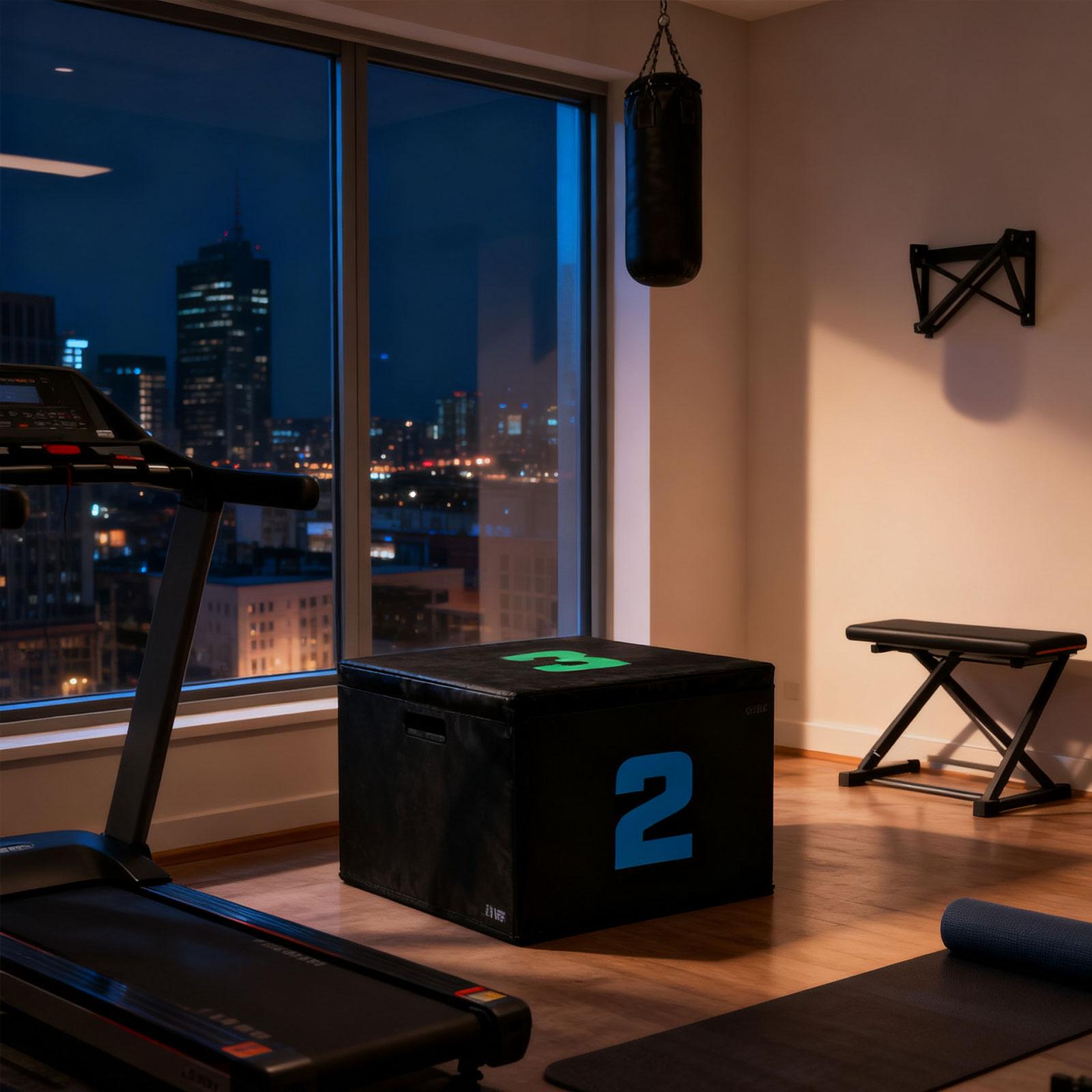 Plyometrische Sprungbox aus PV – Home Gym Jump Box Bewertung und Preis
