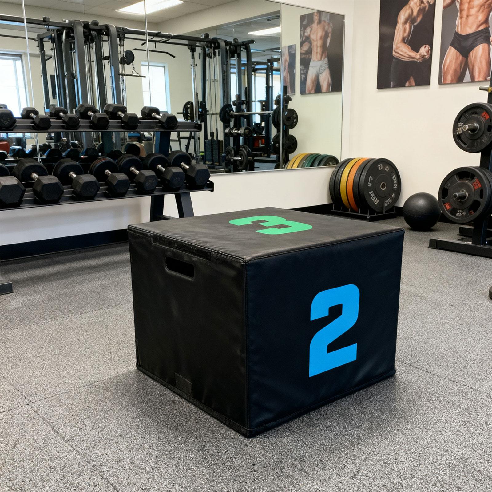 Plyometrische Sprungbox aus PV – Home Gym Jump Box Bewertung und Preis