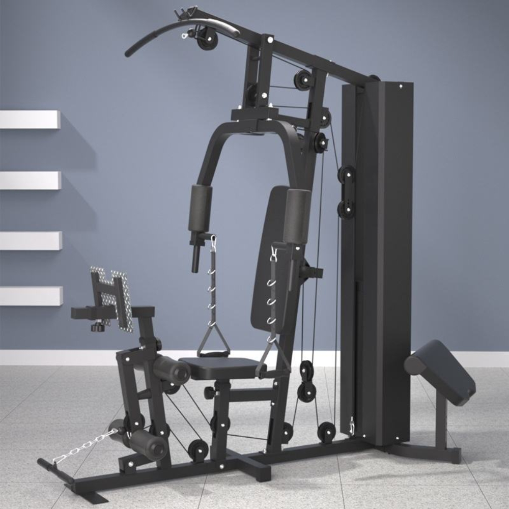 Multifunktionales Heim-Fitness – Home Gym Cable Pulley System Bewertung und Preis