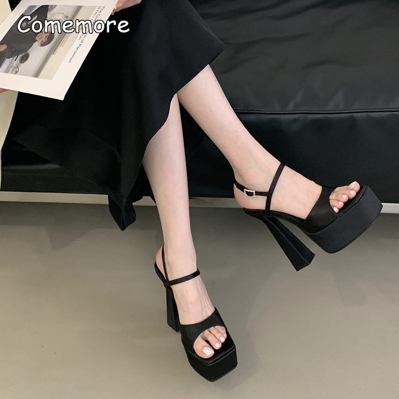 15CM High Heels Chunky Plattfo – Ankle Strap Attachment Bewertung und Preis