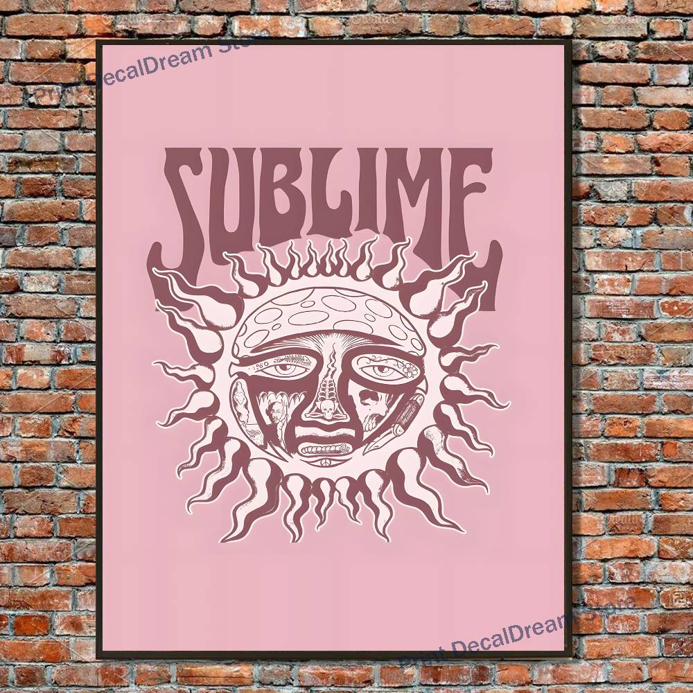 Band S-Sublime Poster, Heim-Fi – Home Gym Wallpaper Bewertung und Preis