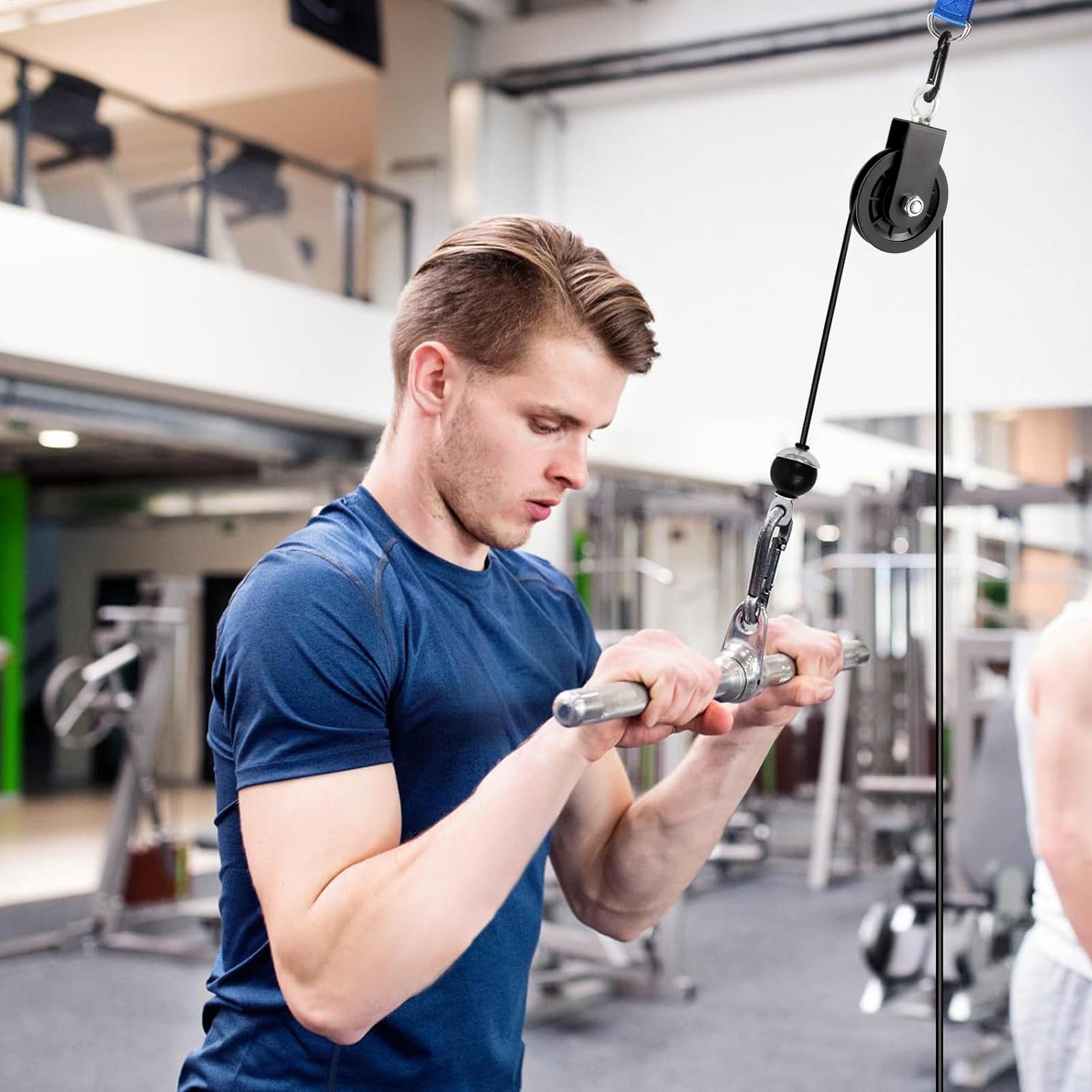 Hochbelastbares Stahl-Seilzugs – Home Gym Cable Pulley System Bewertung und Preis