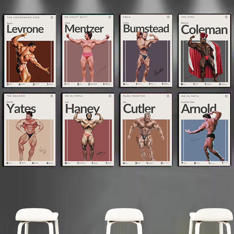 Motivation Bodybuilder Poster  – Home Gym On Wall Bewertung und Preis