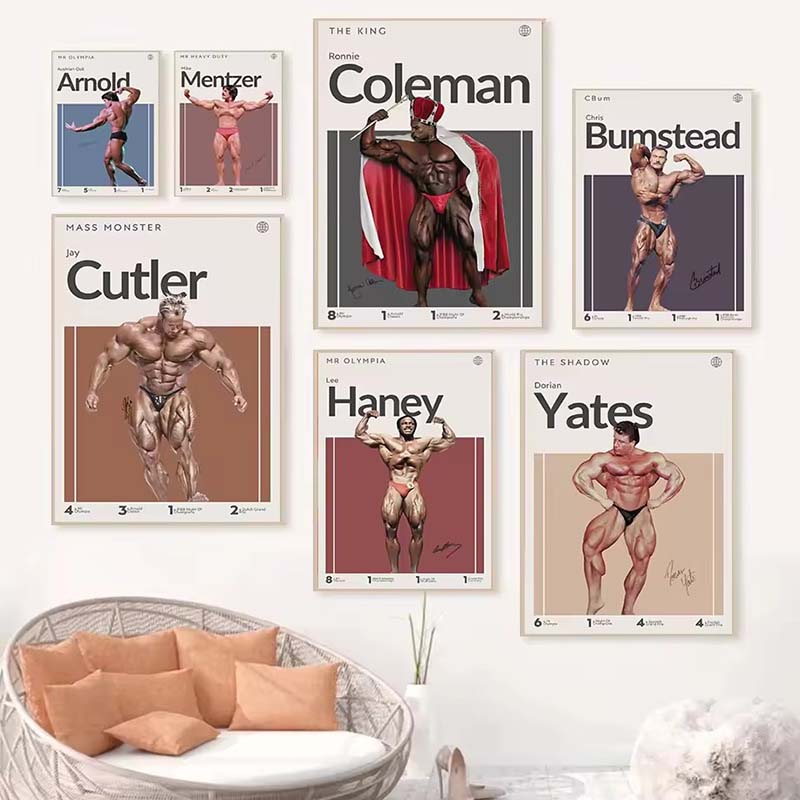 Motivation Bodybuilder Poster  – Home Gym On Wall Bewertung und Preis