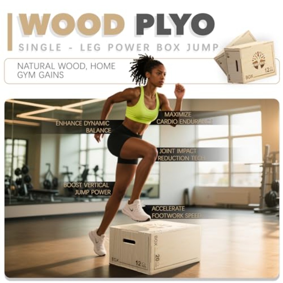 Plyo-Box - 3-in-1 Sprungplattf – Home Gym Jump Box Bewertung und Preis
